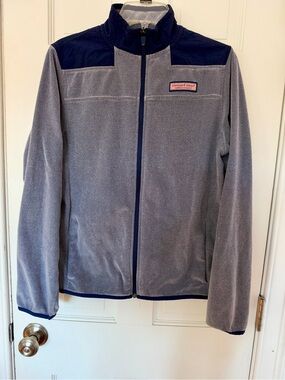 Vineyard Vines Lightweight Fleece Shep Jacket Boys Sz XL (18)